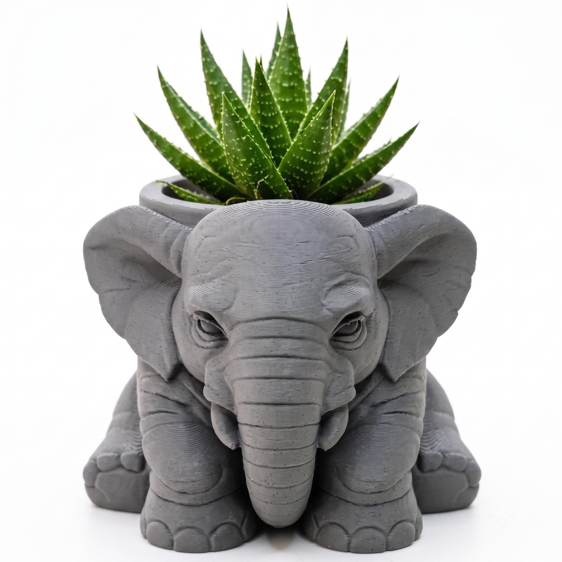 Maceta Decorativa Elefante Para Plantas, Suculentas o Cactus