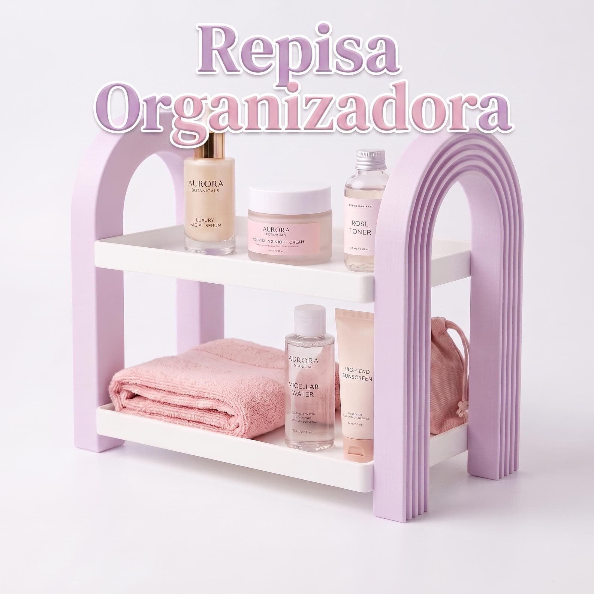 Mini Repisa Organizadora de Sobremesa para Maquillaje y Baño