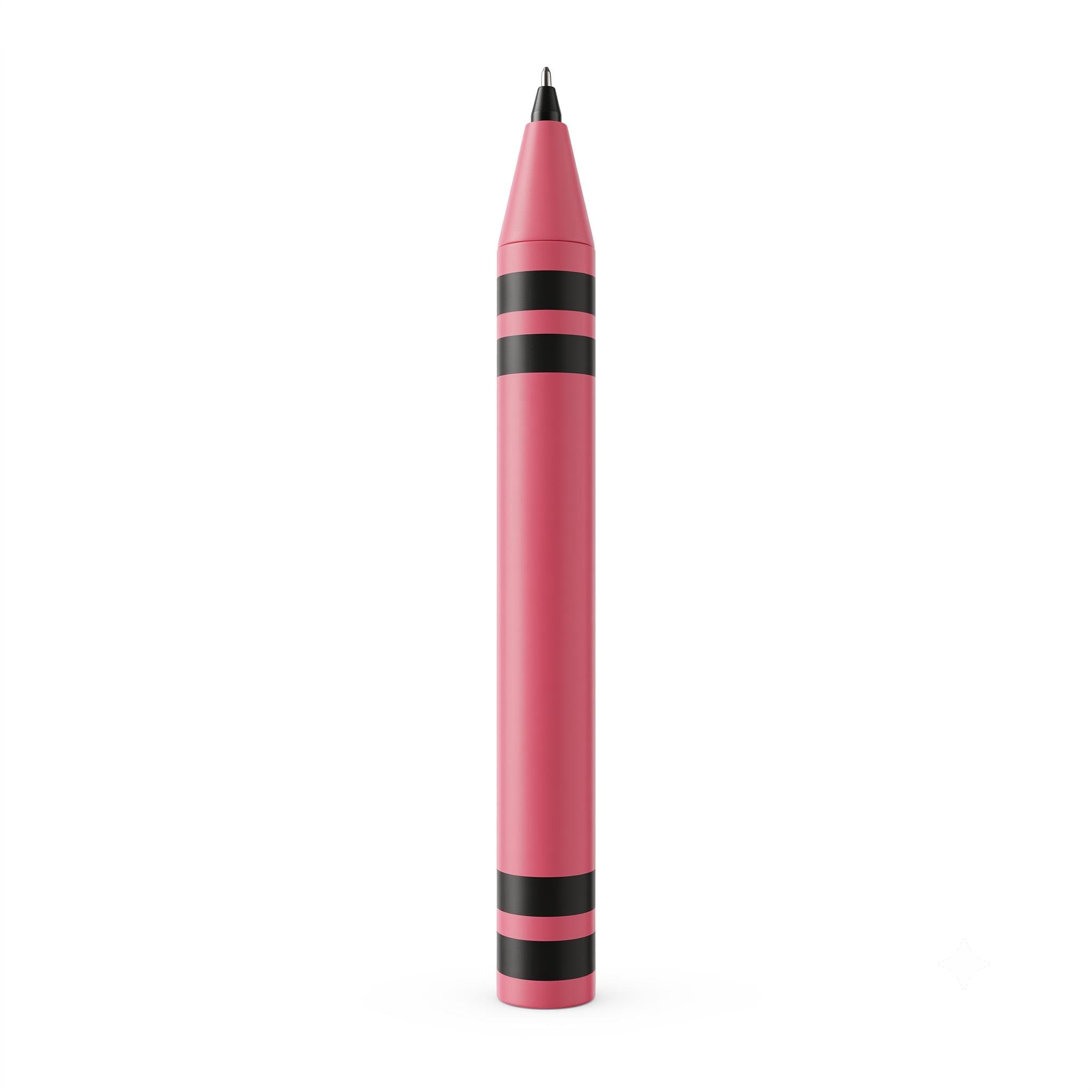 Porta Tintas Aesthetic en Forma de Crayola Jumbo – Estuche Secreto para Guardar Repuestos de Lapicero