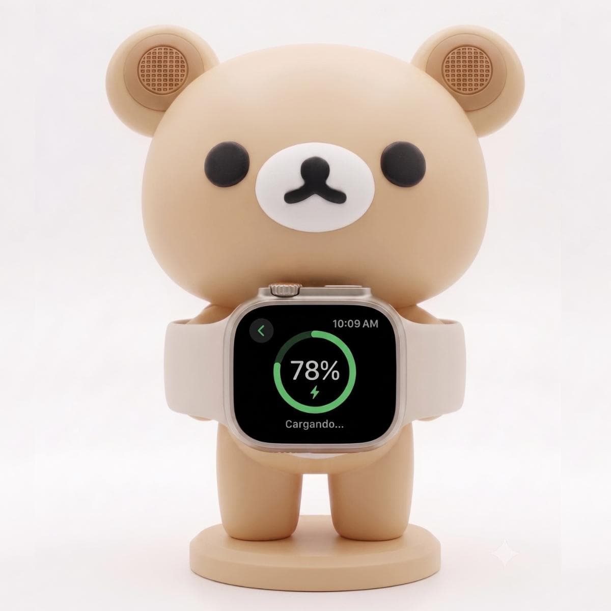 Soporte De Carga Osito Tierno Para Apple Watch | Series 1-10 SE/Ultra