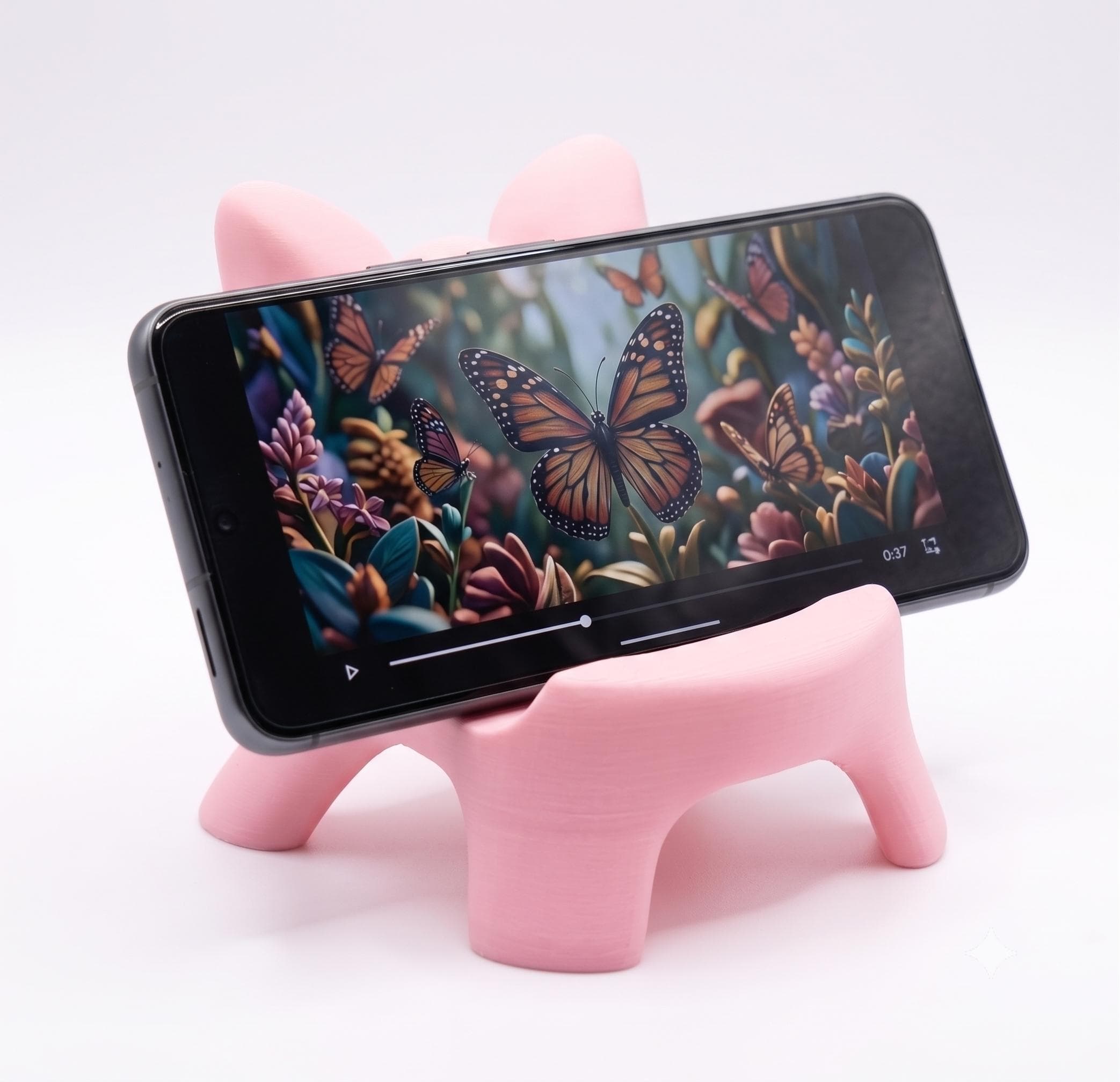 Soporte para Celular en Forma de Silla Moño | Base de Escritorio Chic Impresa en 3D